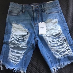 Fashion Nova Denim Bermudas